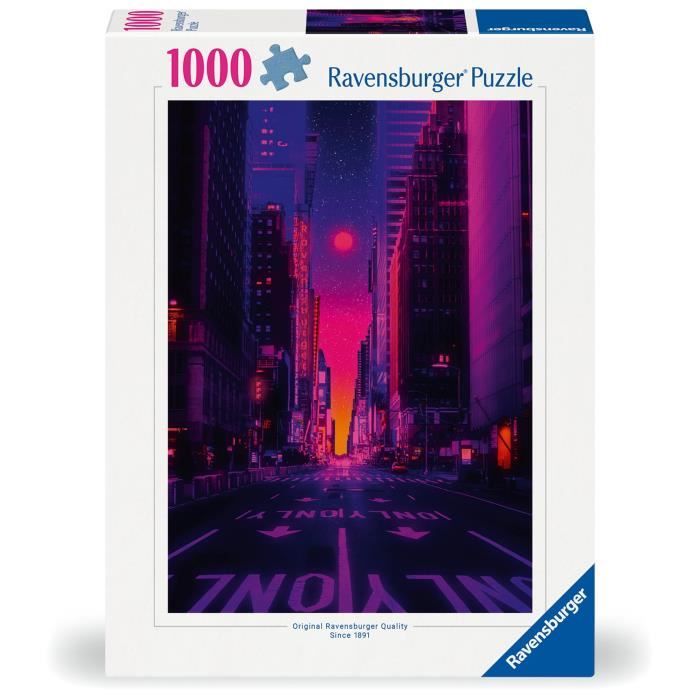 Puzzle 1000 pièces : Les néons de New York Puzzle 1000 pièces : Les néons de New York