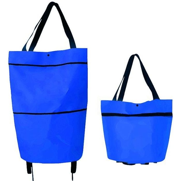 Sac De Cabas Roulettes Pliable Sac De Courses Pour Caddie Pliable