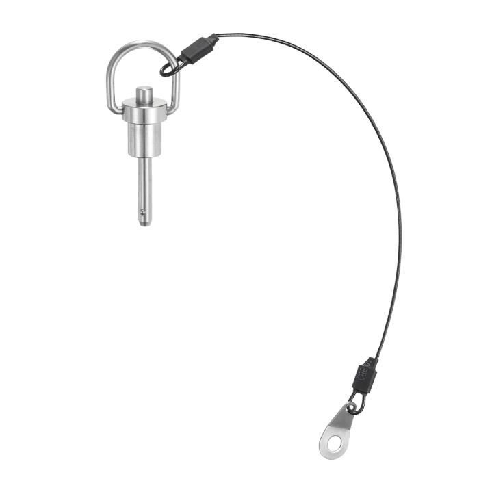 Goupille Pile Poids Type L Argent - Diamètre 3/8" Espace Verrouillage 4,4" Accessoire Fitness Universel