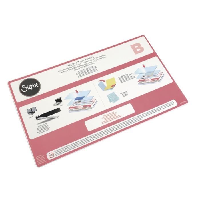 SIZZIX Adaptateur B Big Shot Plus Cdiscount BeauxArts et Loisirs