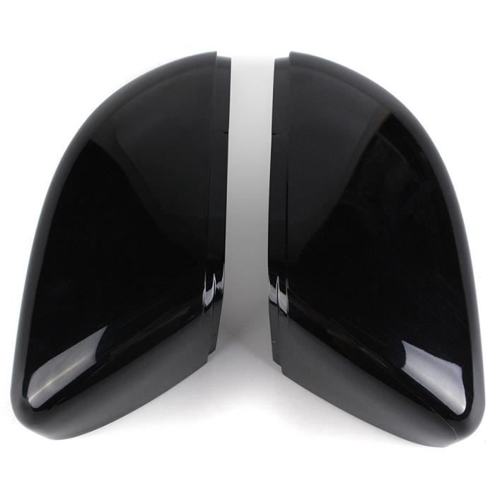Gauche + Droite Gauche Brillant Noir Porte Aile Rétroviseur Couverture Pour Vw Touran Golf Mk6