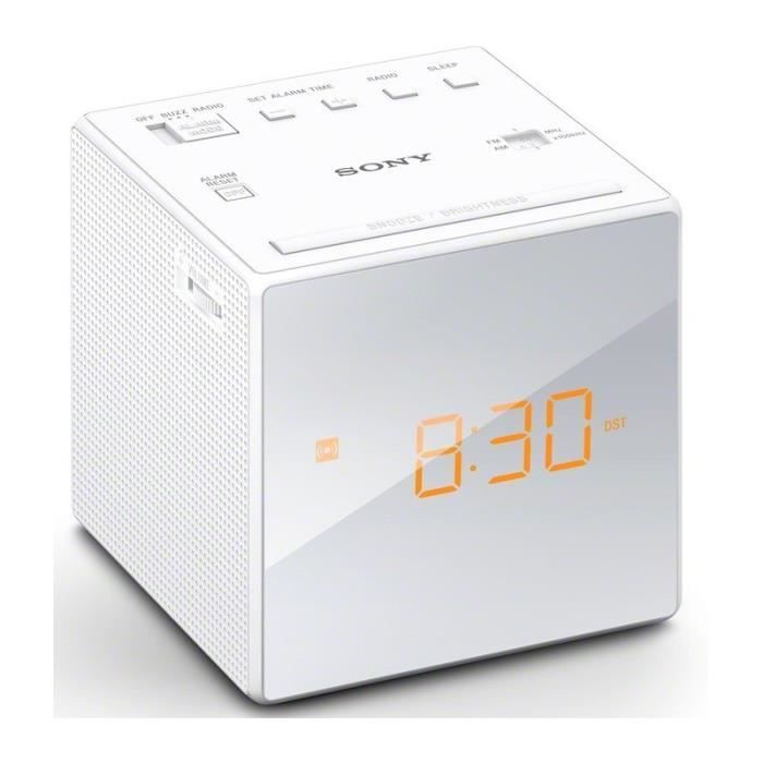 Radio réveil SONY ICFC Syntoniseur de radio numérique AMFM Horloge numérique - vue 2
