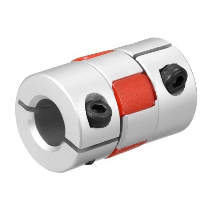 Coupleur D'Arbre Flexible 15mm - Alliage Aluminium Pour Servo Moteur Pas à Pas - L35mm D30mm