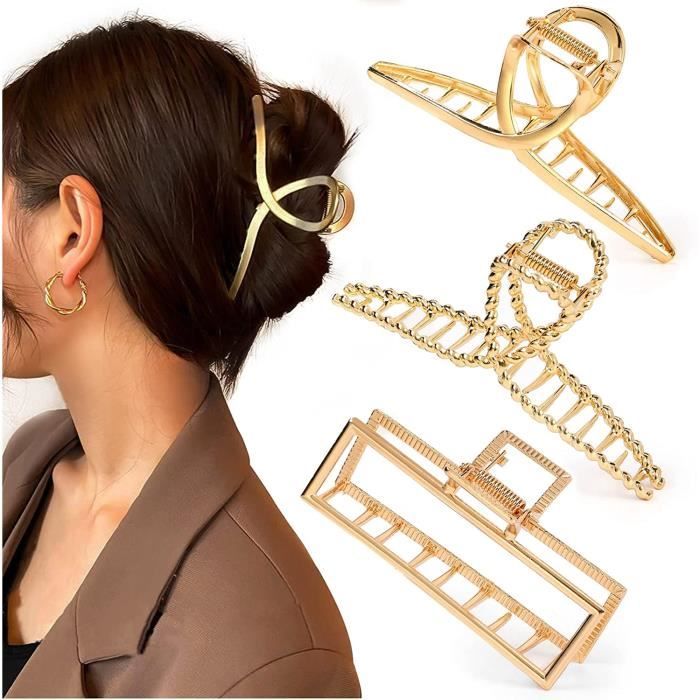 Pince À Cheveux Femmes, Pinces À Cheveux Tressées En Pierre De Cristal, Bandes À Cheveux Tissu