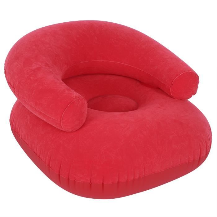 SURENHAP chaise longue gonflable Canapé gonflable floqué avec accoudoir, pour salon, chambre à coucher, fournitures jardin canape