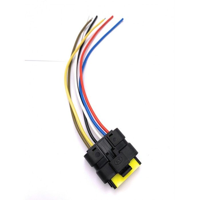 Fiche Électrique + Câble Module Temic Lève-Vitre Électrique Compatible