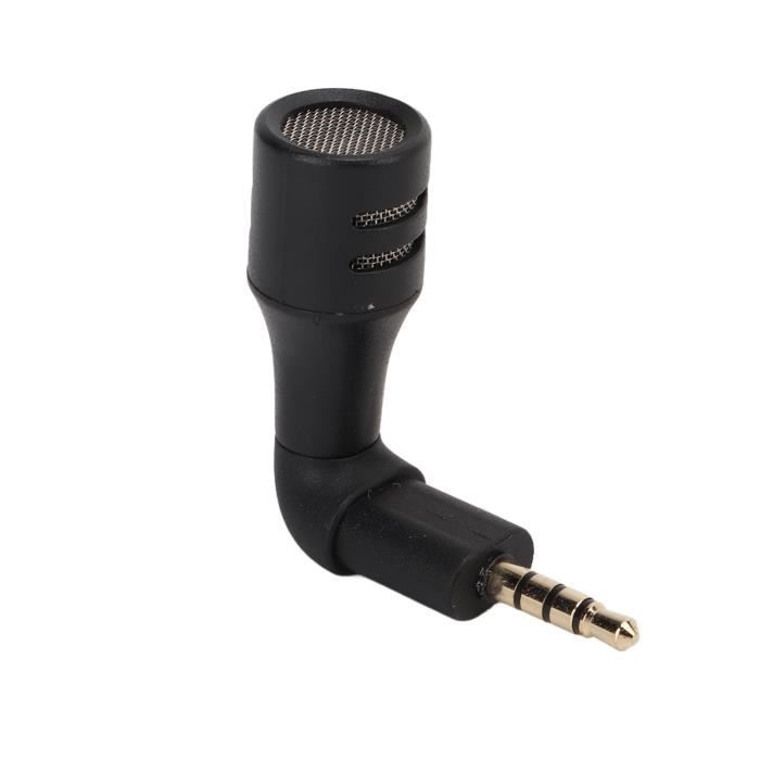 Microphone Jack 3.5mm Omnidirectionnel Akozon - Pour Smartphone - Portable Et Mini