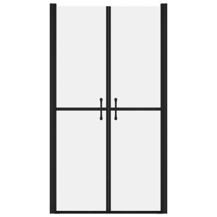 vidaXL Porte de douche ESG dépoli 78 81x190 cm - vue 2