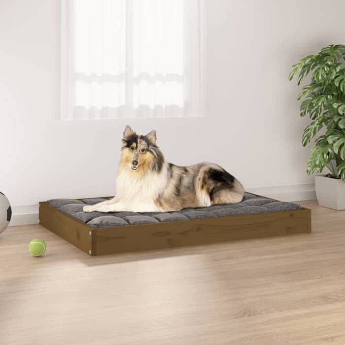 vidaXL Lit chien Bois pin 91x64 cm - vue 2