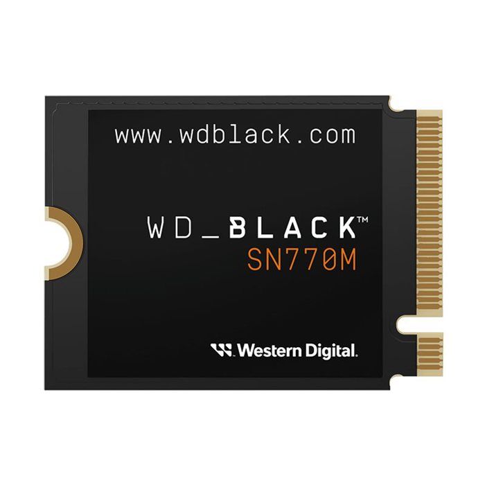SSD - WESTERN DIGITAL - BLACK SN770M 500GB - M.2 - PCIe 4.0 x4 (NVMe) - 3D TLC SSD - WESTERN DIGITAL - BLACK SN770M 500GB - M.2 - PCIe 4.0 x4 (NVMe) - 3D TLC