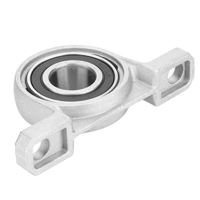 Sourcing Map Lot De 2 Palier à Bride KFL005 – Alésage 25 Mm, Boîtier Zinc Alliage + Roulement Acier Chromé, Fixation 2 Vis