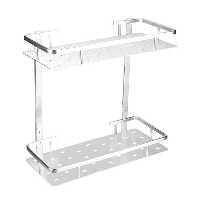Étagère Douche Murale de Salle de Bain 105-300CM Noir Douche Sans Étagère Douche Murale de Salle de Bain 105-300CM Noir Douche Sans