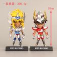 5 pcs / lot 10 cm Anime Saint Seiya chevaliers du zodiaque figurine d'action PVC Figurine à collectionner modèle cadeau de noël joue-1