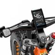 LANKELEISI RV800 Vélo électrique tout-terrain  — Moteur Bafang 750 W — Batterie Samsung 20 Ah— Pneus tout-terrain 26*4.0 —  Orange-1