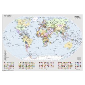 PUZZLE RAVENSBURGER Puzzle 1000 p - Carte du monde politi