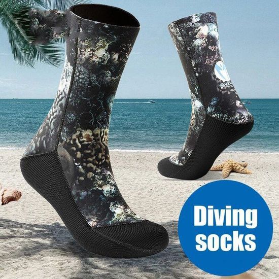 Chaussons De Plongée C4 ZERO – Néoprène 1,5 Ou 3 Mm, Pied Droit/gauche Différencié, Semelle Antidérapante, 6 Tailles XS à XL