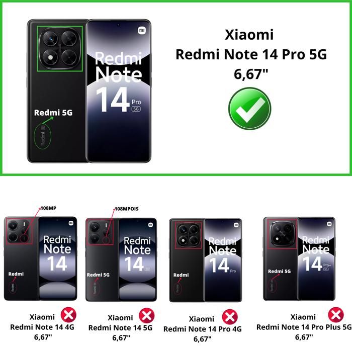 Protecteur d'écran en verre trempé anti-espion, 9H de dureté, 4 pièces pour Note 14 5G China (1 ont Glass