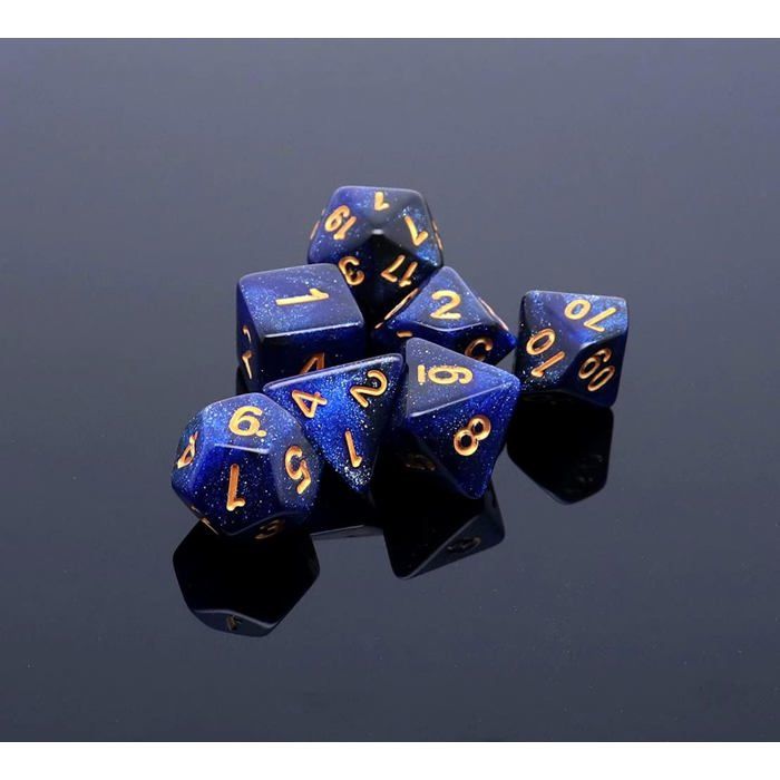 Cusdie Lot de 7 dés DND polyédriques remplis d'animaux, pour jeu de rôle D&D, Pathfinder (grenouille