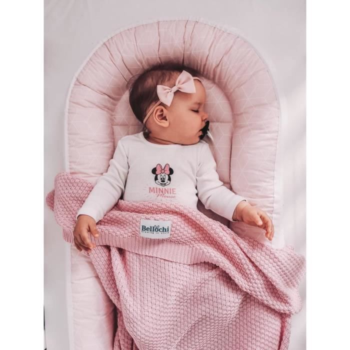 Bellochi Premium Couverture Bébé Naissance - 100% Bambou - Douce Couverture  Bebe Ete pour une Fille ou un Garçon - 100x80 cm - Rosa - Cdiscount  Puériculture & Eveil bébé