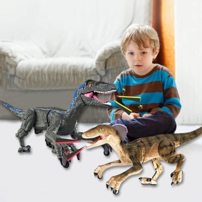 Jeux Enfant 3-9 Ans Garçon Perceuse Jouet Dinosaure Télécommandé pour  Enfants Garçon Fille de 3 4 5 6 7 Ans