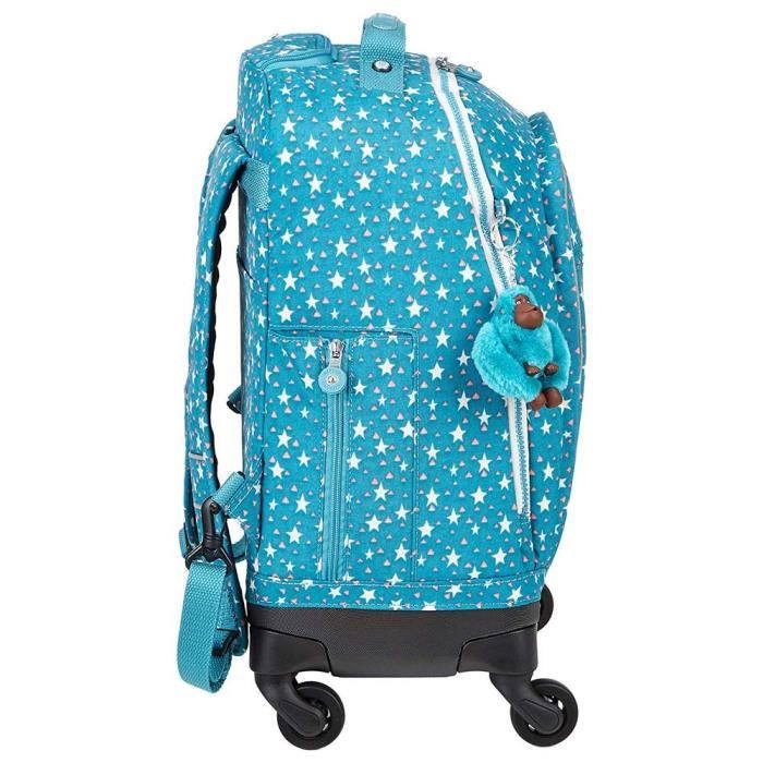 Sac a dos a roulettes Kipling Echo 49 CM Cool Star Girl Cdiscount
