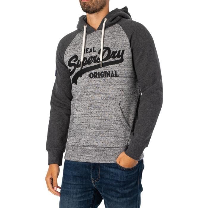 Sweat superdry best sale homme gris