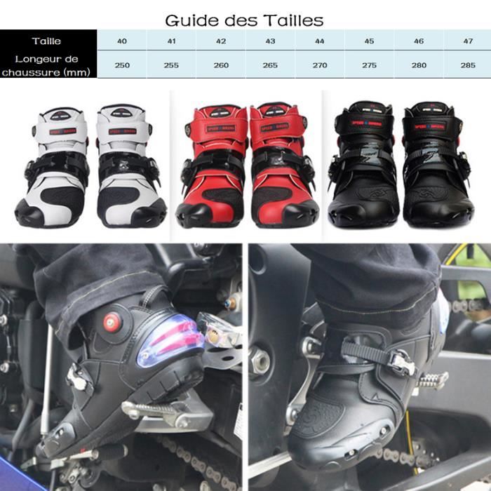 Bottes Moto Courtes Femme Generisch - Semelle Épaisse - Pointure 49 - PU - Talon 10cm