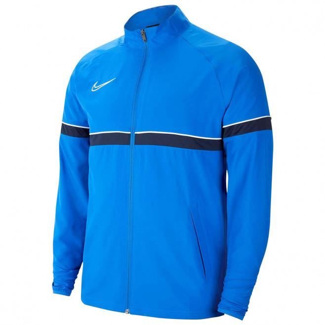 Veste de survetement Nike ACADEMY WOVEN 21 Bleu Manches longues Football Cdiscount Sport