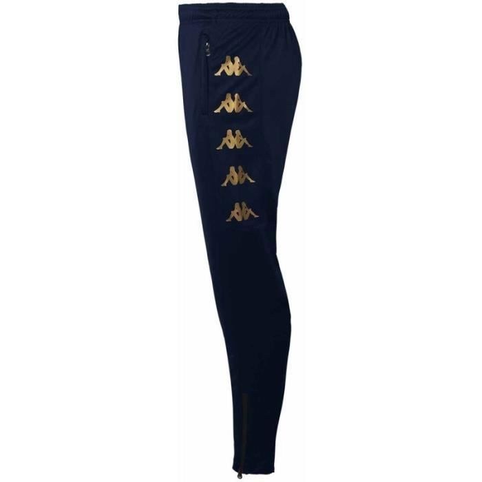 Jogging Homme Kappa Gaston Bleu Marine Slim Fit Football