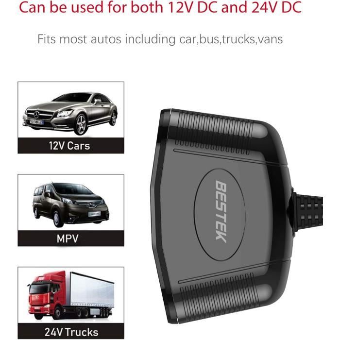 Double Prise Allume Cigare 12V, 120W Double Allume Cigare