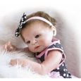 Poupée Bébé Reborn en Silicone NPKCOLLECTION Victoria - Jouet Réaliste pour Enfant - Marque OLALI - 55cm - Rose-2