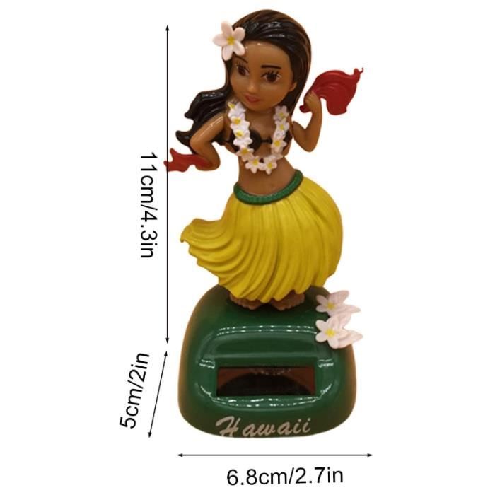 JISADER Poupée hawaïenne pour tableau de bord - Mini danseuse hawaïenne avec guitare, décorations de tableau de bord conducteur, style B JISADER Poupée hawaïenne pour tableau de bord - Mini danseuse hawaïenne avec guitare, décorations de tableau de bord conducteur, style B