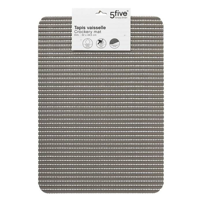 Tapis D'Égouttage En Microfibre S&T - 40x45cm - Absorbe L'Eau, Protège Le Plan De Travail