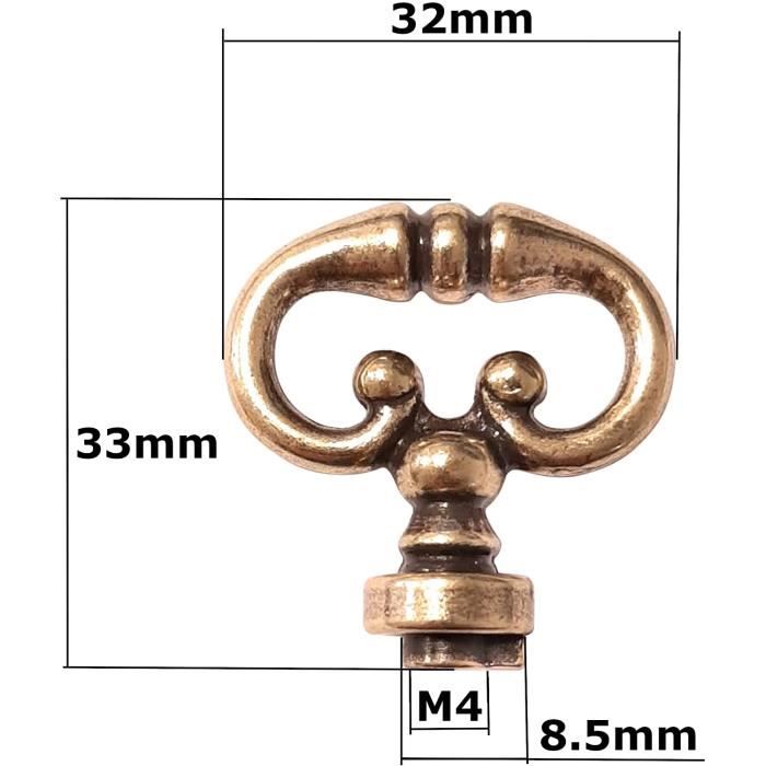 Fausse Clé Serrure Meuble Ancien Décoration Rustique Armoire Fixation Cdiscount Maison