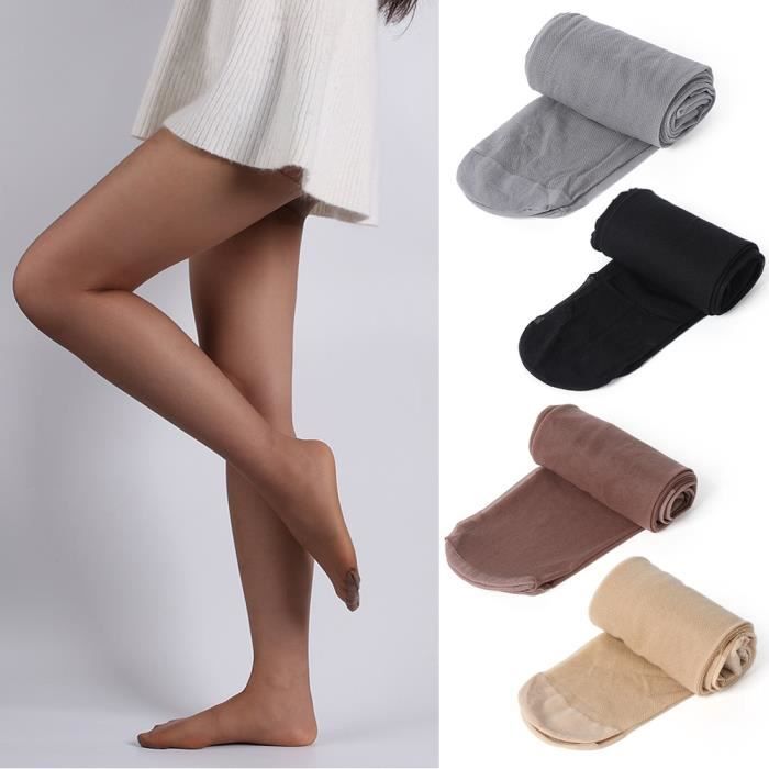 Entrejambe ouvert blanc Collant Ultra fin brillant a entrejambe ouvert pour femme collant Sexy moulant sans Cdiscount Sante Mieux vivre