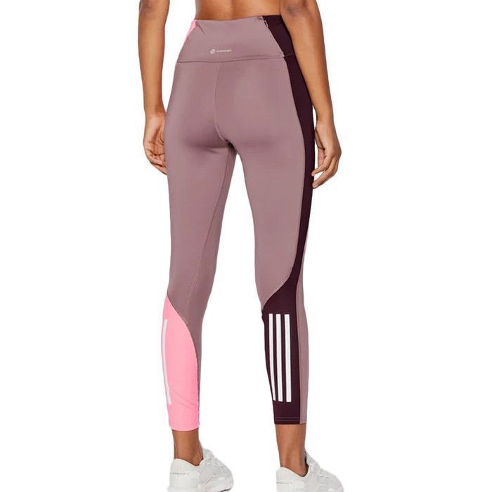 Legging en bloc de couleurs femme adidas Own the Run rose XL