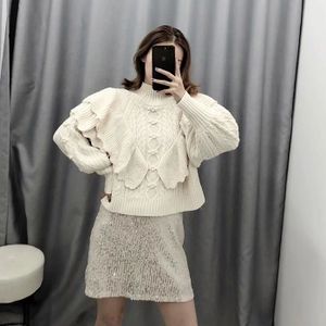 Pull Femme Col Roulé - Hiver Chaud Et Léger - Taille Haute Ample - Taille S à 5XL - Style Décontracté Pour Tous Les Jours - Coupe Camouflage Pour Corps En Poire