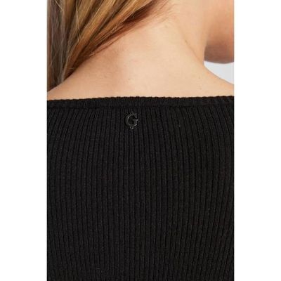 Pull femme Guess Arielle jet black a996 S Jet black a996