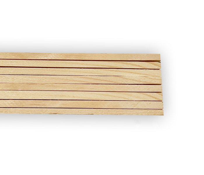Lot 100 Bâtonnets Carrés En Bois 400 × 4 × 4 Mm – Brochettes Barbecue, Barbe à Papa, Bricolage & Cuisine