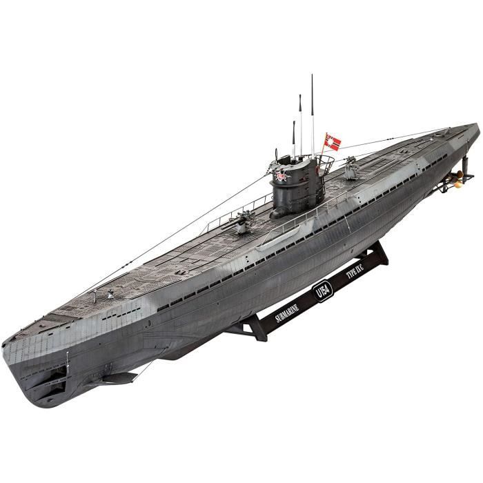 Maquette Revell Sous-Marin Allemand Type IX C – Échelle 1:72 – 170 Pièces – 106 Cm – Niveau Confirmé