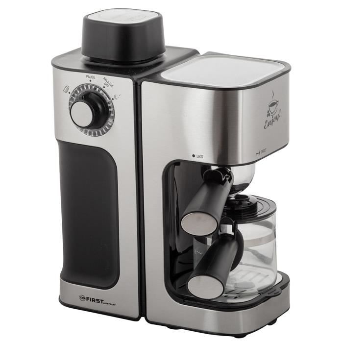 Machine à espresso - TZS FIRST AUSTRIA - FA-5475-2 - 4 tasses - 3,5 bar -  Cdiscount Maison
