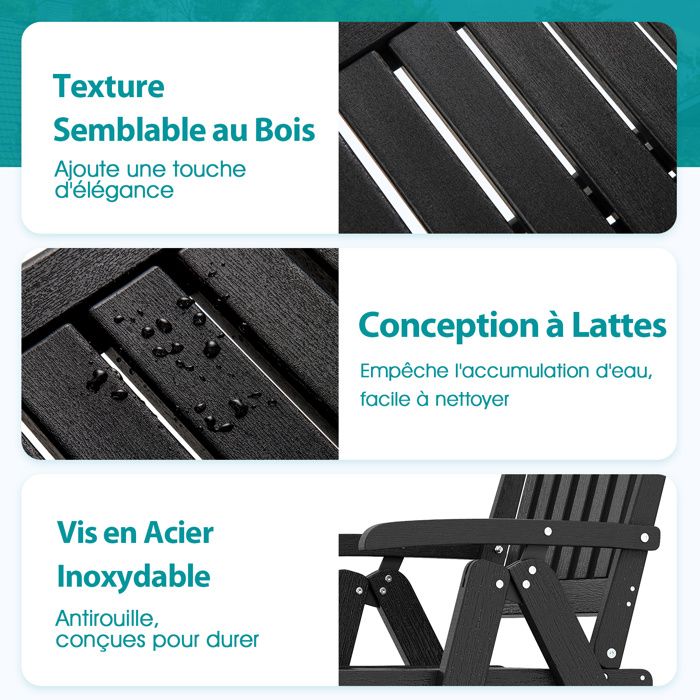 Chaise Longue Jardin Exterieur Transat De Plage Fauteuil Chaises