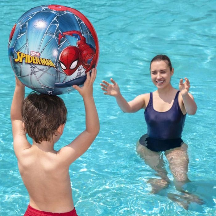 Ballons Plage Enfants 6 Ballons Plage Toile Araignée SAVITA - PVC Gonflable 22cm - Jeu Piscine Été Jeu Piscine été Gonflable
