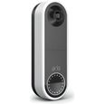 Arlo Vidéo Doorbell sans fil - Sonnette connectée Wifi sans fil - Blanc - 1080p - Audio bidirectionnel - sirène intégrée-0