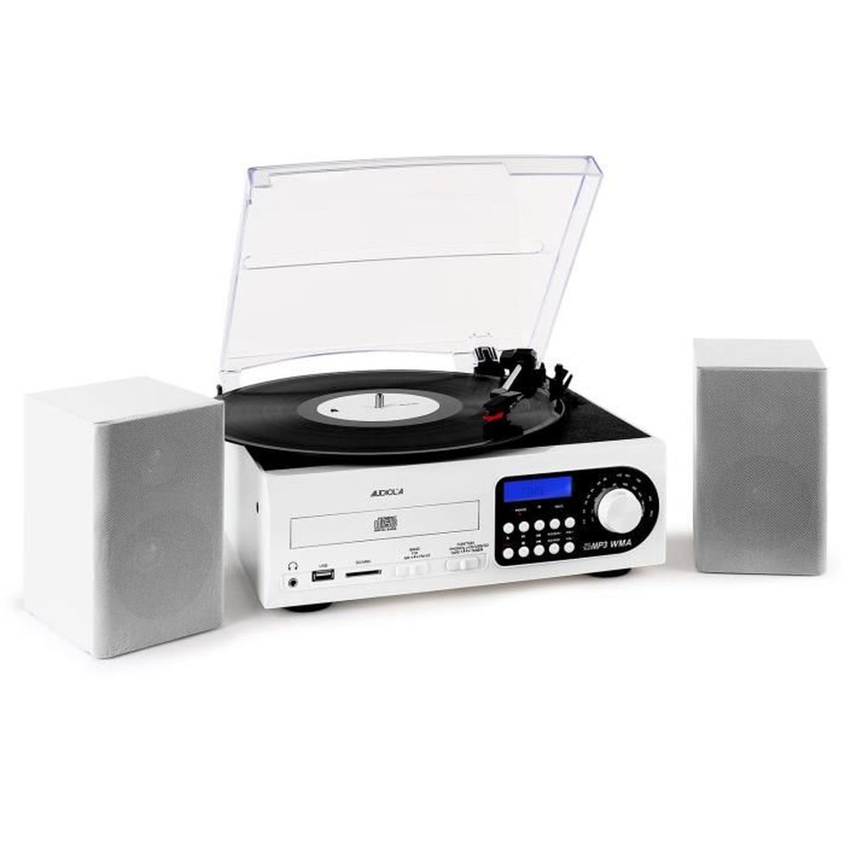Teac Mc D800 Ch Systeme Combine Lecteur Cd Et Platine Vinyle Entrainement Par Courroie Trois Vitesses De Rotation Haut Parleurs Bass Reflex Bluetooth Usb Radio Brun Cerise Amazon Fr Tv Video