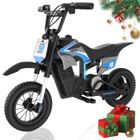 RCB R9XPRO Moto Électrique pour Enfants - Moteur 350W - Batterie 36V/5.2Ah - Bleu