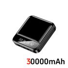 1001 PILES BATTERIES Mini Power Bank de grande capacité, 30000mAh, charge super rapide, câble intégré, batterie externe portable pour Samsung, iPhone