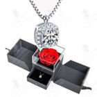 LE COIN COQUIN LCC® Collier en argent sterling S925 0.5 Carat Diamant Moissan Taille 3EX Ne perd pas facilement sa couleur Cadeau de la Saint-Val