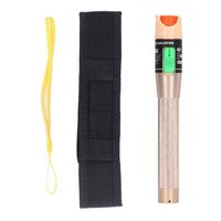 Stylo à lumière rouge VFL poignée antidérapante alliage d'aluminium connecteur 25 mm pour fibre optique or 30 mW