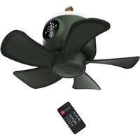 Ventilateur de Plafond alimenté à télécommande USB Refroidisseur d'air Ventilateur à 4 Vitesses pour lit Camping tentes de Cam[353]